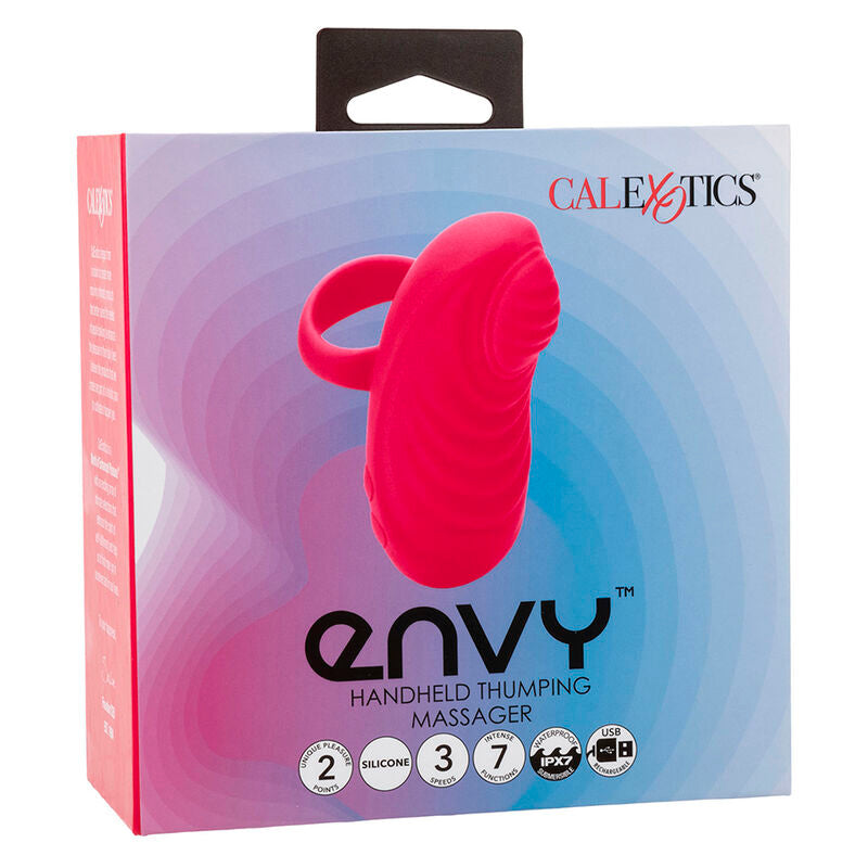 CALEXOTICS - ENVY HANDHELD ROLLING BALL MASSAGER 7 VIBRAÇÕES ROSA Sexshoptuga 