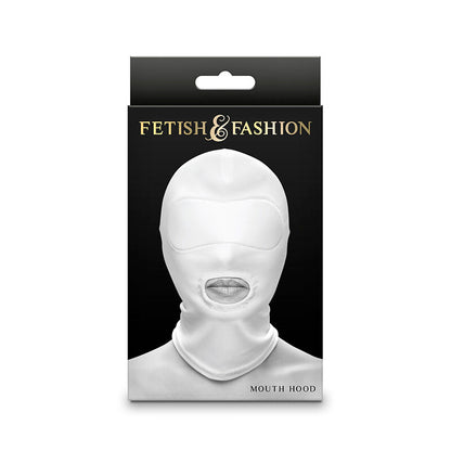 NS NOVELTIES - FETISH &amp; FASHION WHITE NYLON HOOD BOCA