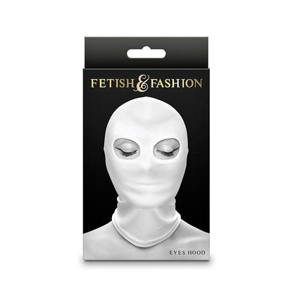 NS NOVELTIES - FETISH &amp; FASHION EYES WHITE NYLON HOOD