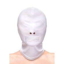 NS NOVELTIES - FETISH &amp; FASHION CLOSED MOUTH ZIPPER HOOD NYLON WHITE Sexshoptuga 