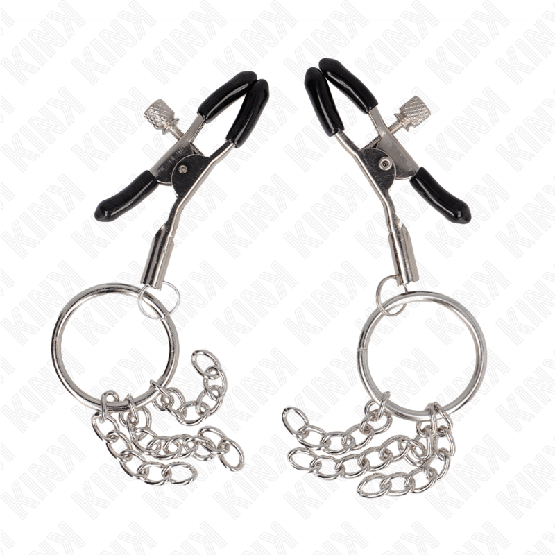 KINK - O RING GRAMPO DE BICO E PEQUENA CORRENTE PRATA 6 CM Sexshoptuga 