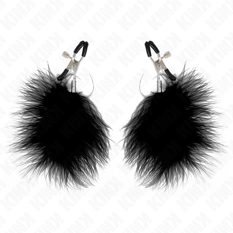 KINK - BLACK 7 CM FEATHER CLIP FOR NIBS Sexshoptuga 