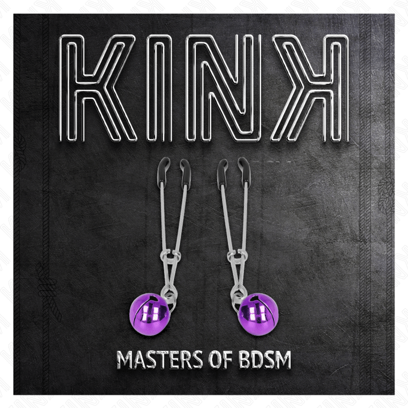 KINK - PINÇAS DE BINO FINA ROXO 7 CM Sexshoptuga 