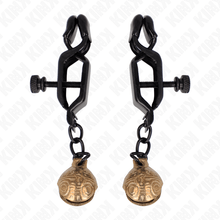 KINK - GRAMPOS DE BICO ESTILO BELL JAW PRETO 7 CM