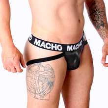 MACHO - MX25NC JOCK COURO PRETO S - Sexshoptuga  Sexshoptuga 