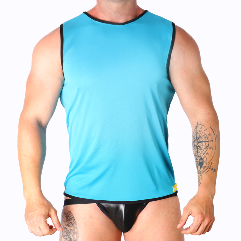 MACHO - T-SHIRT AZUL S/M - Sexshoptuga  Sexshoptuga 