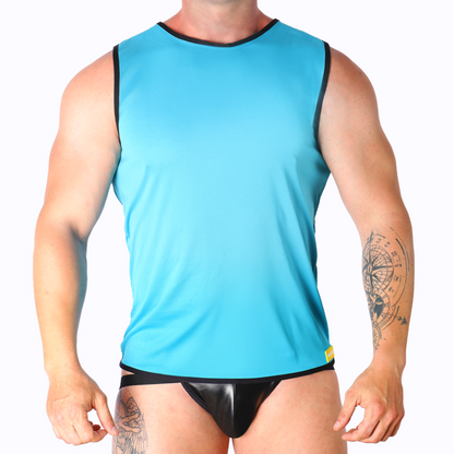 MACHO - T-SHIRT AZUL S/M - Sexshoptuga 