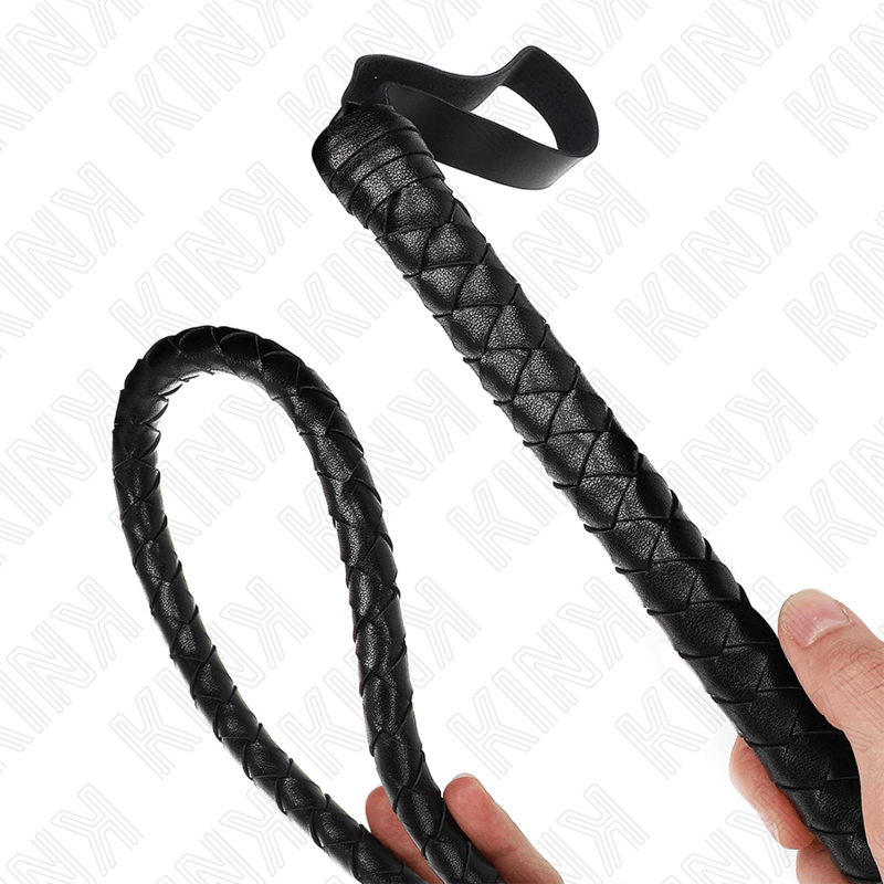 KINK - CHICOTE DE SERPENTE PRETO LONGO 210 CM Sexshoptuga 