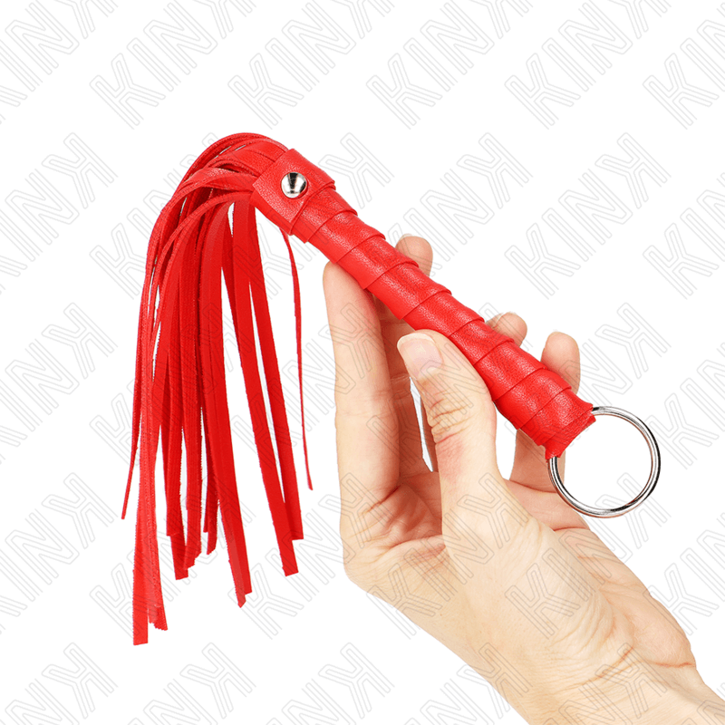 KINK - MINI CHICOTE VERMELHO SIMPLES 28 CM Sexshoptuga 