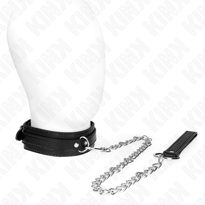 KINK - COLAR PADRÃO SERPENTE COM TRELA 65 CM Sexshoptuga 