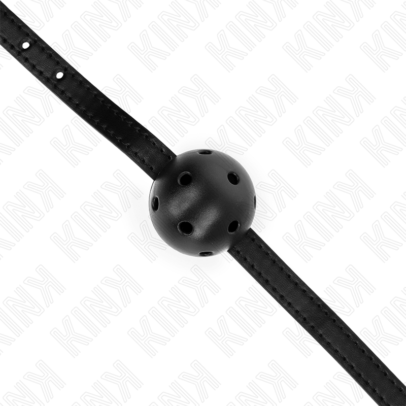 KINK - SIMPLICITY BLACK BREATHABLE BALL 4.5 CM GAG 62 x 1.5 CM Sexshoptuga 