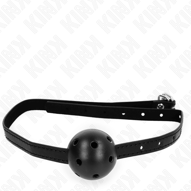 KINK - SIMPLICITY BLACK BREATHABLE BALL 4.5 CM GAG 62 x 1.5 CM Sexshoptuga 