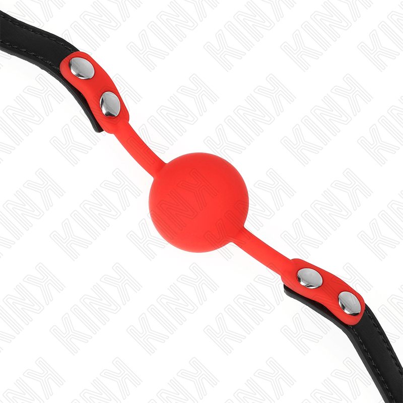 KINK - RED SILICONE BALL GAG 4 CM 60 x 2 CM Sexshoptuga 