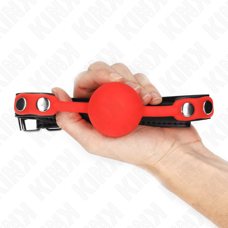 KINK - RED SILICONE BALL GAG 4 CM 60 x 2 CM Sexshoptuga 