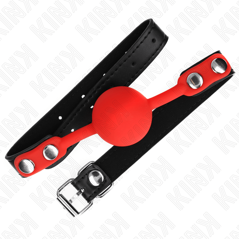 KINK - RED SILICONE BALL GAG 4 CM 60 x 2 CM Sexshoptuga 