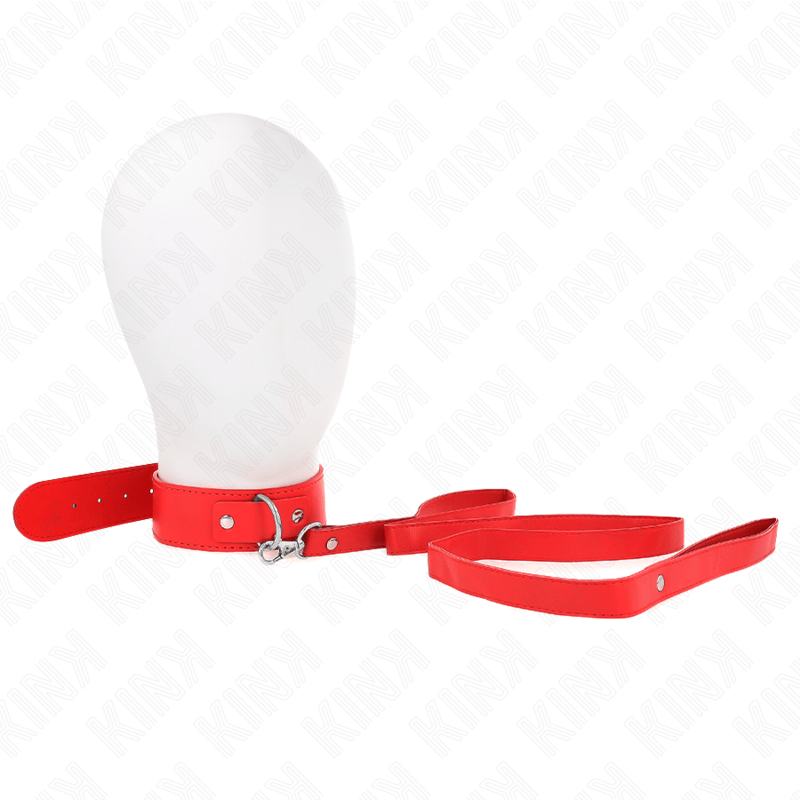 KINK - COLAR COM CINTO 116 CM ALÇA ROJO AJUSTÁVEL 32-50 CM X 8 CM Sexshoptuga 