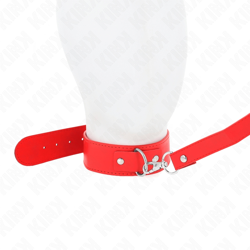 KINK - COLAR COM CINTO 116 CM ALÇA ROJO AJUSTÁVEL 32-50 CM X 8 CM Sexshoptuga 