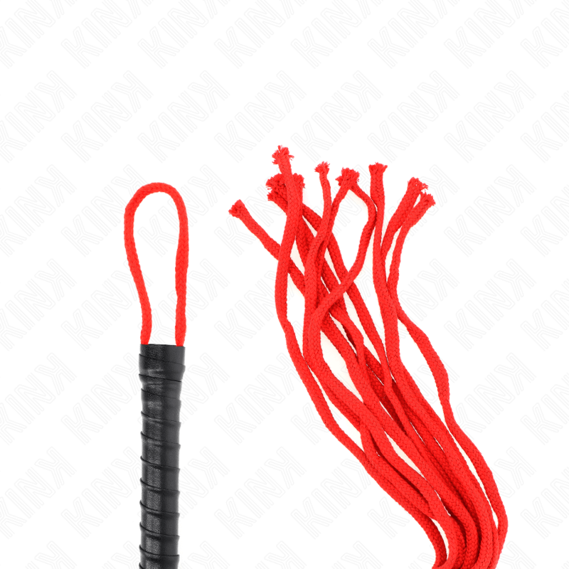 KINK - CHICOTE DE CORDA ROJO 56 CM Sexshoptuga 