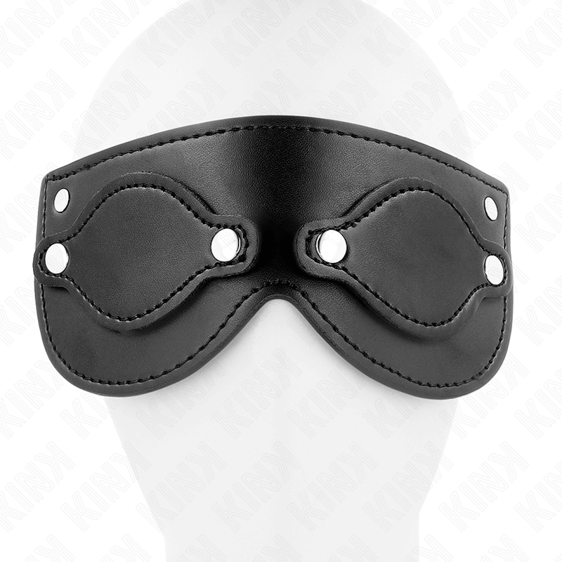 KINK - MÁSCARA DE COURO COM COBERTURAS DE OLHOS DESTACÁVEIS 22 x 9 CM Sexshoptuga 