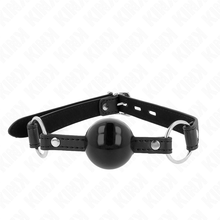 KINK - TPE BALL GAG 4 CM WITH BLACK LOCK 60 x 2 CM