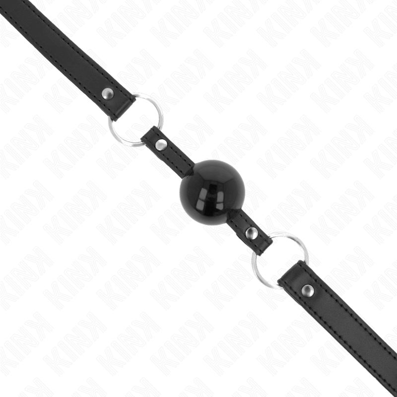 KINK - TPE BALL GAG 4 CM WITH BLACK LOCK 60 x 2 CM Sexshoptuga 