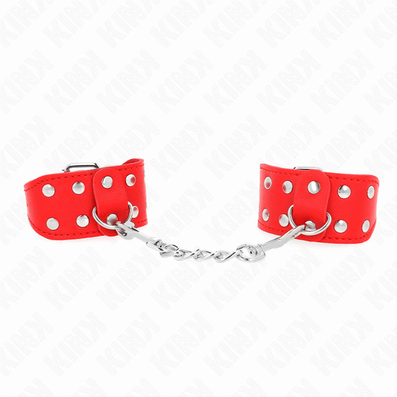 KINK - RED ADJUSTABLE DOUBLE LINE NAIL BRACELETS