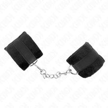 KINK - BLACK BEGINNER LEATHER HANDCUFFS 30 X 7 CM Sexshoptuga 