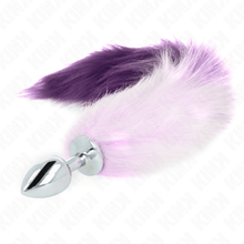 KINK - ANAL PLUG SIZE S 7 X 3 CM WITH SYNTHETIC TAIL 40 CM PURPLE Sexshoptuga 