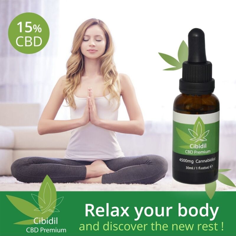 500 COSMETICS - CIBIDIL ÓLEO RELAXANTE CBD 15% 30 ML Sexshoptuga 