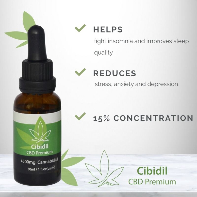 500 COSMETICS - CIBIDIL ÓLEO RELAXANTE CBD 15% 30 ML Sexshoptuga 