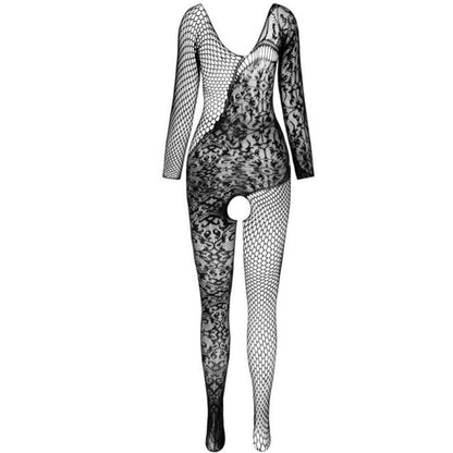 PASSION - BS 107 BODYSTOCKING PRETO TAMANHO ÚNICO - Sexshoptuga 