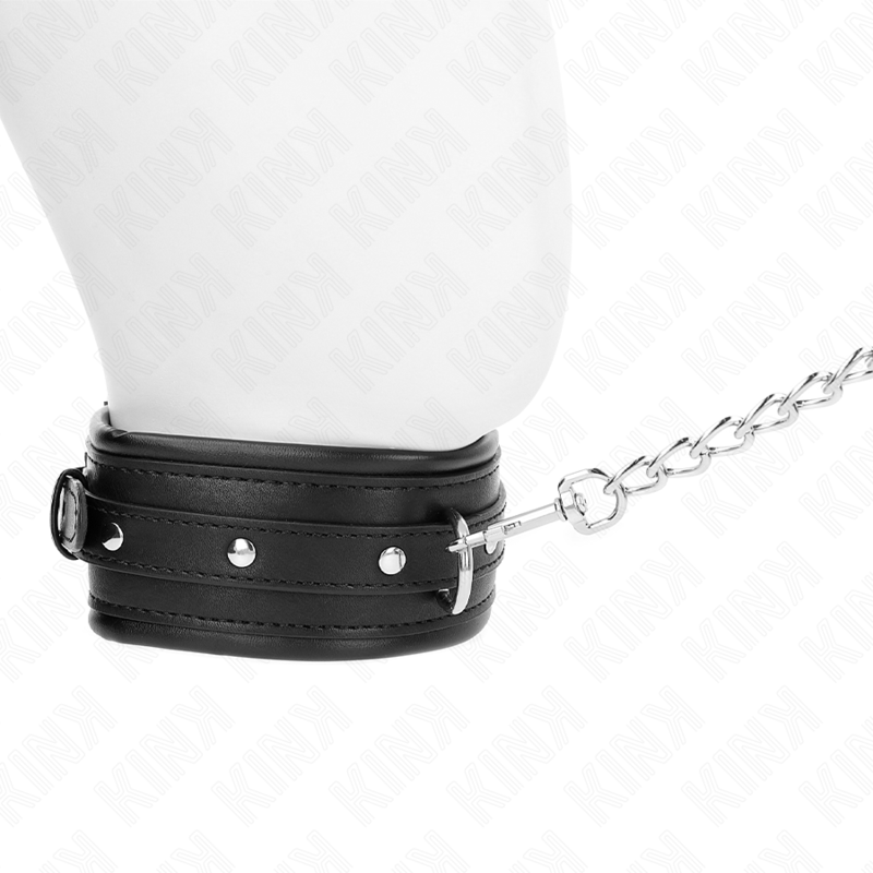 KINK - COLAR COM ALÇA DE FIVELA BRILHANTE 65 CM 48,5 CM X 5,3 CM Sexshoptuga 