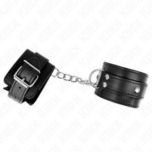 KINK - 3 ADJUSTABLE D-RING WRIST RESTRAINTS BLACK 17.5-25 CM X 6 CM Sexshoptuga 