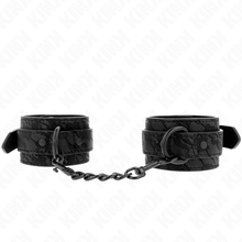 KINK - PUNHOS COBERTOS DE RENDA ESCURA AJUSTÁVEIS PRETO 19-26 CM