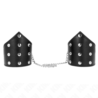 KINK - BLACK DOT STYLE BRACELETS WITH ADJUSTABLE CHAIN ​​??17-23 CM X 8.5 CM