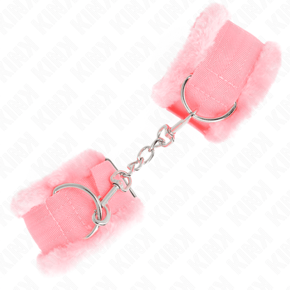 KINK - PINK FURRY LINING WRIST ADJUSTABLE 17-31 CM X 7 CM