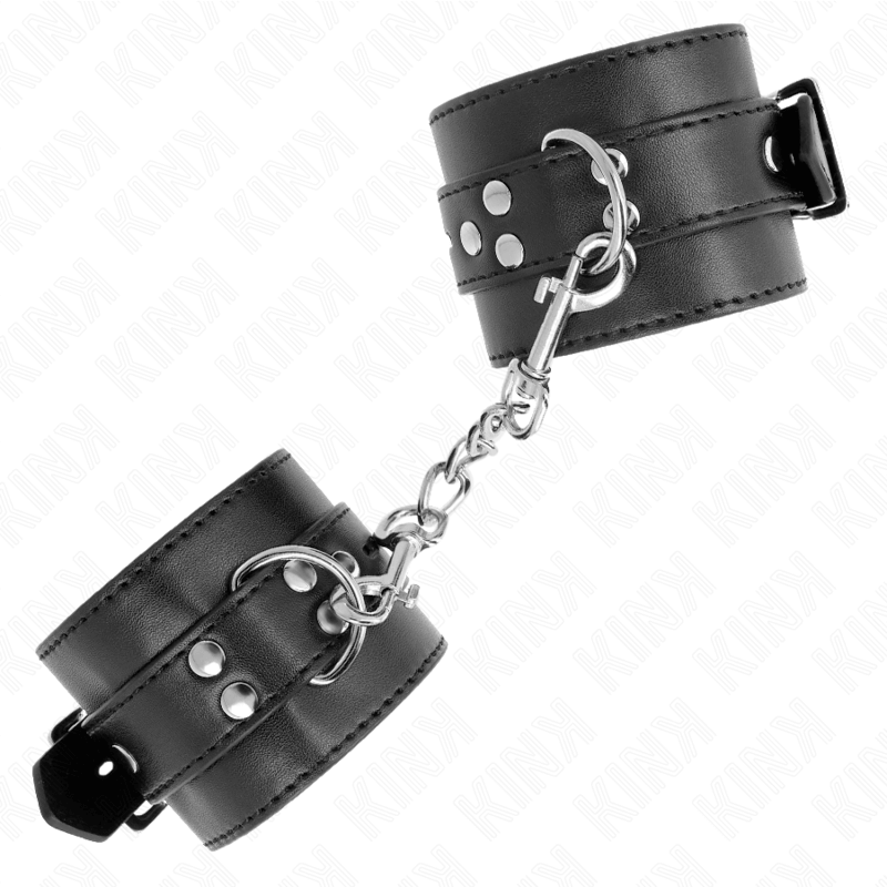 KINK - PULSO PRETO COM CINTO PRETO AJUSTÁVEL 17-28 CM X 6 CM Sexshoptuga 