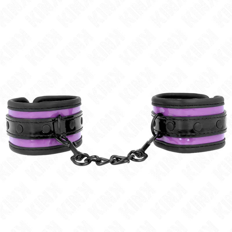 KINK - PUNHOS DE NEOPRENE ROXO CLARO AJUSTÁVEIS 21-28 CM X 5 CM Sexshoptuga 