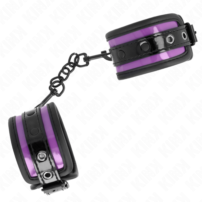 KINK - PUNHOS DE NEOPRENE ROXO CLARO AJUSTÁVEIS 21-28 CM X 5 CM Sexshoptuga 