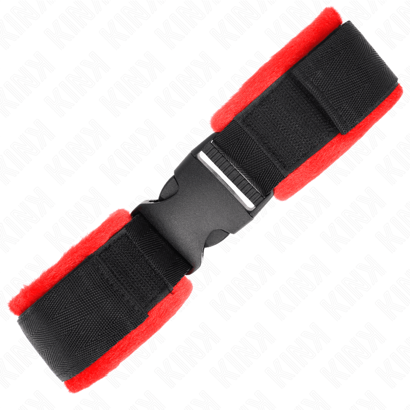 KINK - WRIST RESTRAINTS NYLON BIND HOOK&amp;LOOP BLACK MODEL 1 ADJUSTABLE 25-35 CM X 6 CM