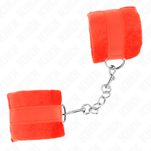 KINK - RED BEGINNER LEATHER HANDCUFFS 30 X 7 CM Sexshoptuga 