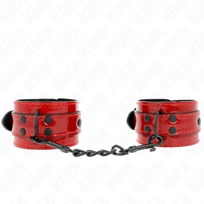 KINK - DARK RED CUFFS 23 X 5 CM