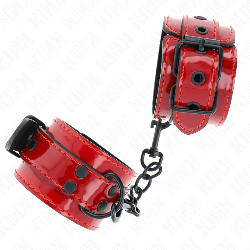 KINK - DARK RED CUFFS 23 X 5 CM