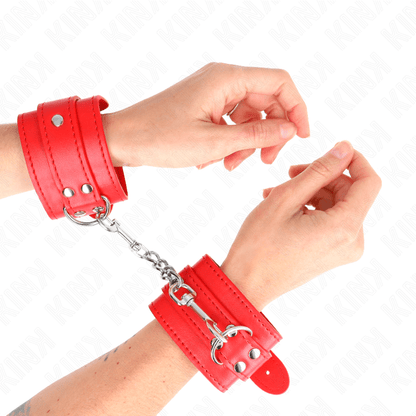 KINK - RED SINGLE ADJUSTABLE WRIST 20-23 CM X 5.5 CM