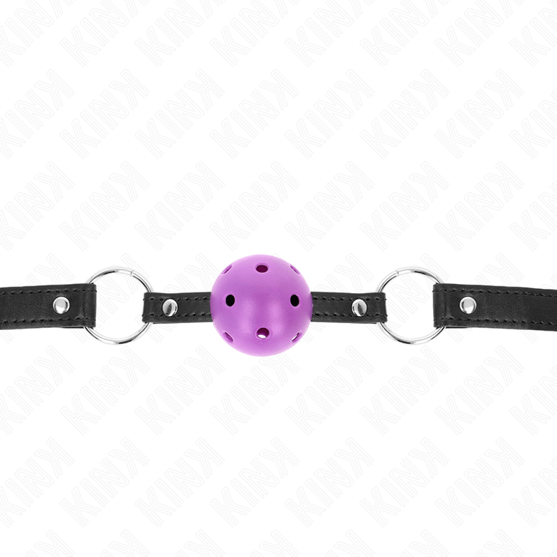 KINK - BOLA ROXA DURO OCA 4,5 CM MORDAÇA 63,5 X 2 CM Sexshoptuga 