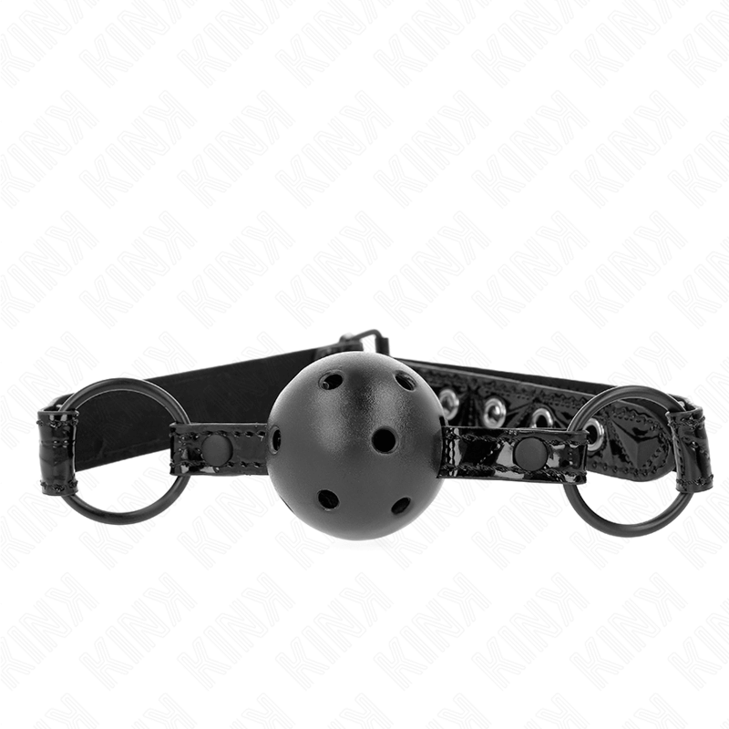 KINK - BOLA PADRÃO DIAMANTE 4,5 CM GAG MODELO 3 64,5 CM AJUSTÁVEL 42-60 CM Sexshoptuga 