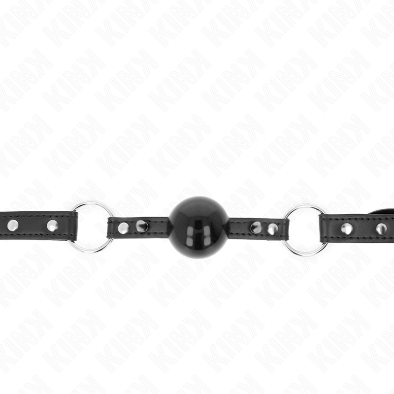 KINK - MORDAÇA BOLA 4 CM COM PONTA REBITE E SNAP LOCK 65 x 2 CM Sexshoptuga 