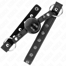 KINK - MORDAÇA BOLA 4 CM COM PONTA REBITE E SNAP LOCK 65 x 2 CM Sexshoptuga 