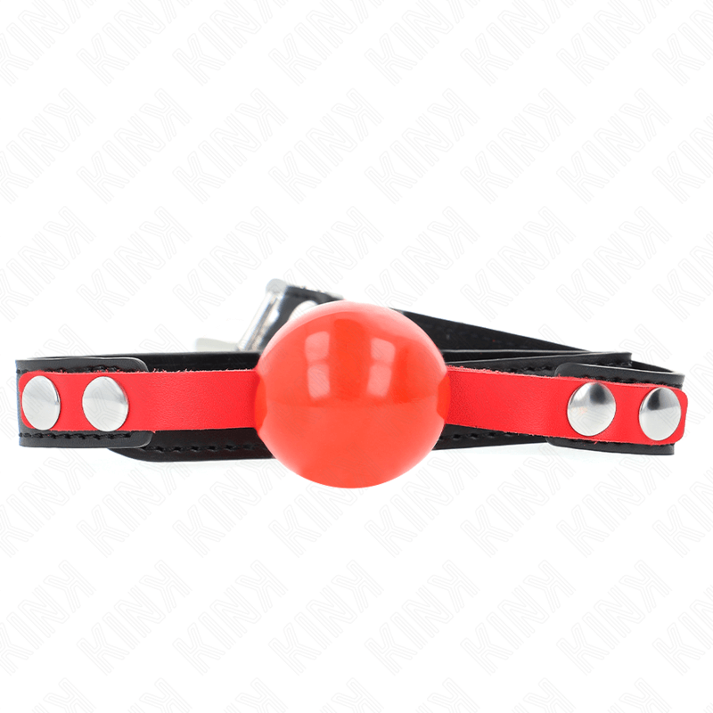 KINK - BOLA TPE MACIA 4 CM GAG MODELO 4 60 x 2 CM AJUSTÁVEL 37-52 CM Sexshoptuga 