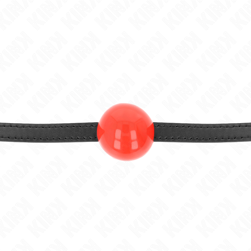 KINK - BOLA SIMPLES VERMELHA MORDAÇA 4 CM 65 x 1,5 CM Sexshoptuga 